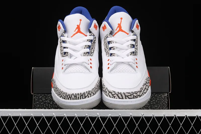 All categories Air Jordan Jordan series basketball shoes Air Jordan 3 Air Jordan 3 Retro "Knicks" AJ3 Joe 3 Knicks color 136064-148